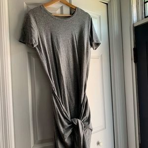 T-shirt Dress with Tie Roots